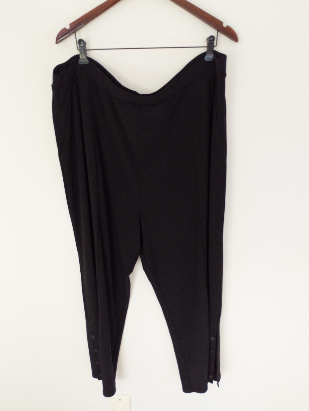 Sympli Wide Leg Draped Harem Pants Black Size 2G